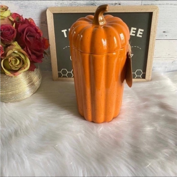10 Strawberry Street Large Pumpkin Canister - Picture 3 of 5